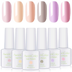 Product image of AwsmColor - Nude Pink 6 Color Gel Nail Polish Set